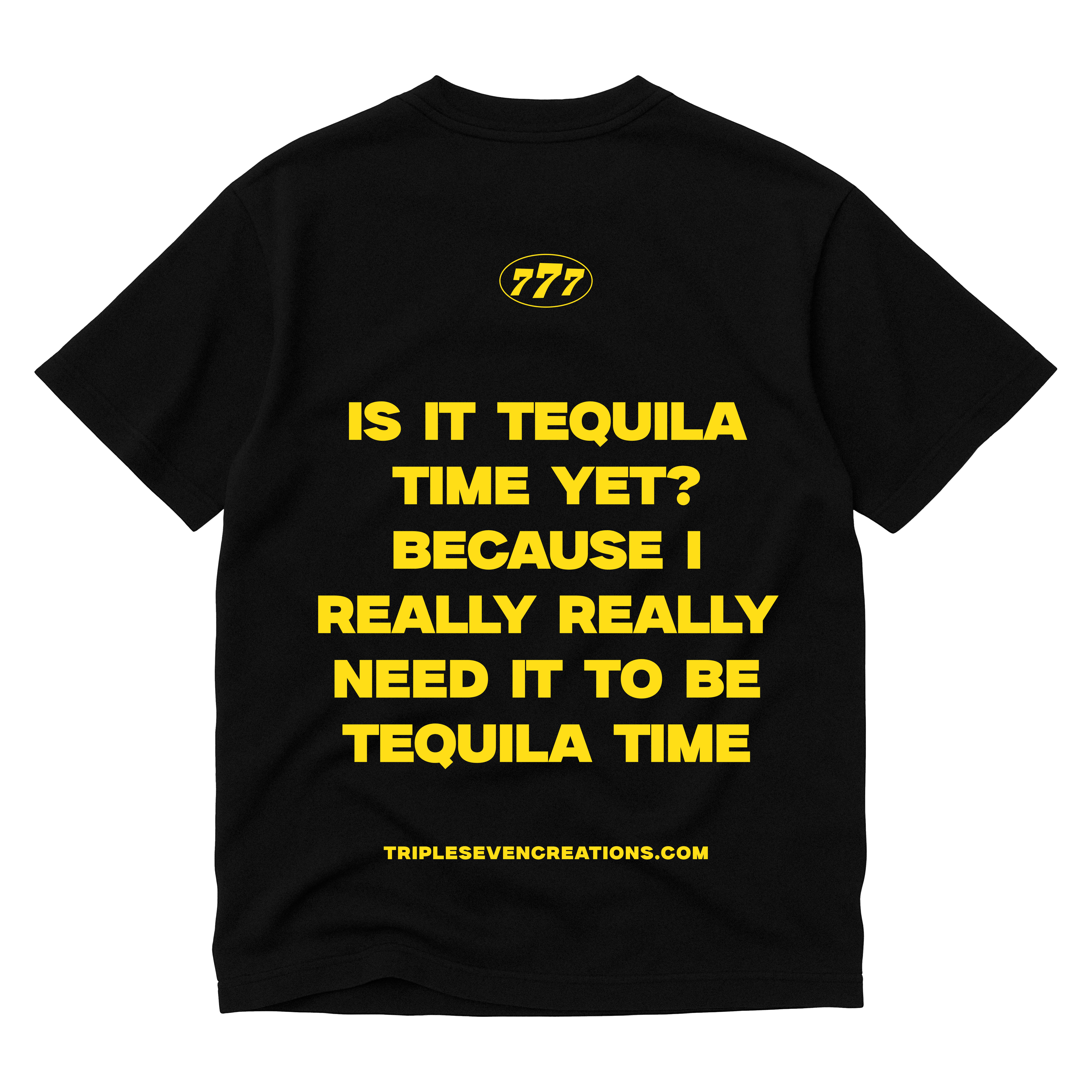 777 BLACK STATEMENT TEE