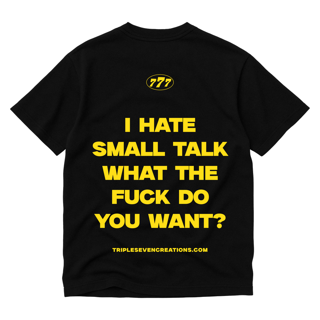 777 BLACK STATEMENT TEE