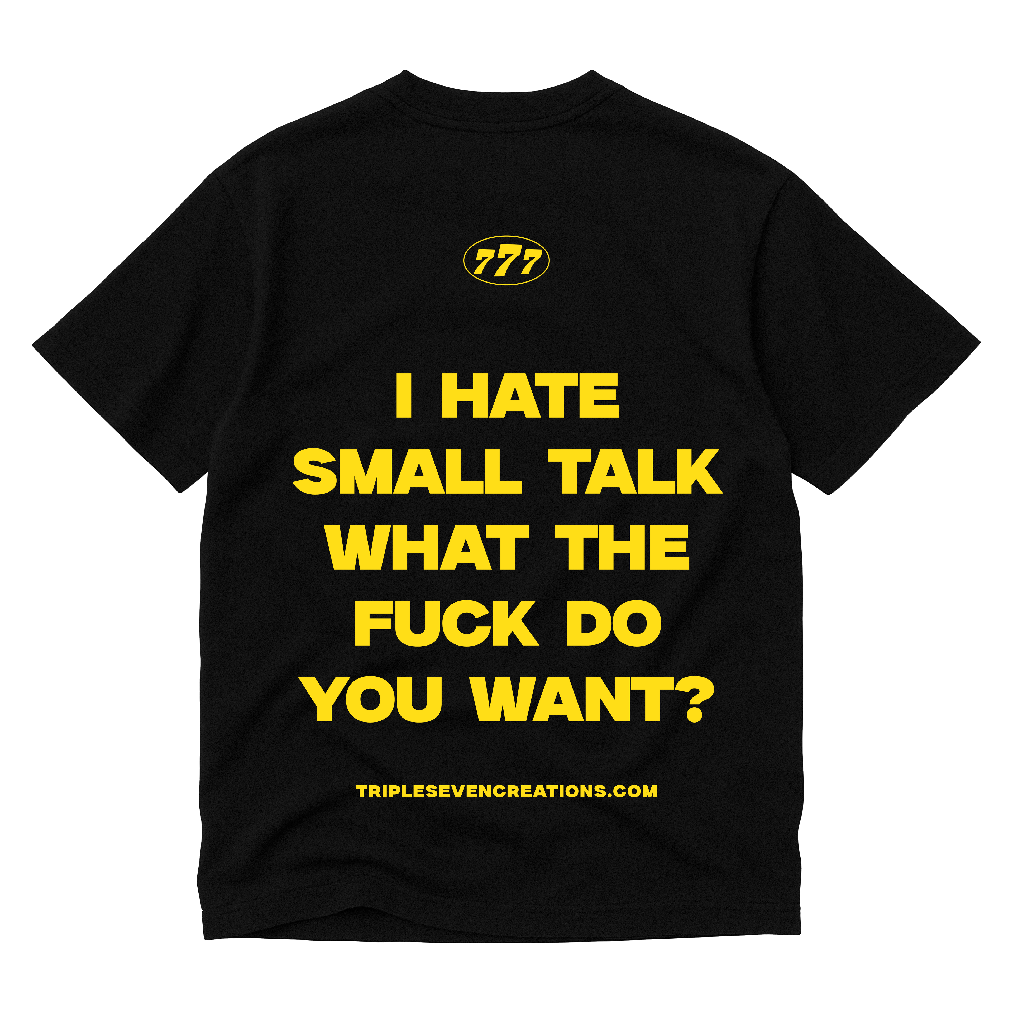 777 BLACK STATEMENT TEE