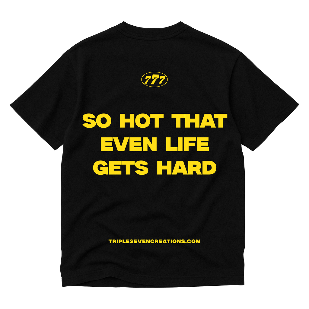 777 BLACK STATEMENT TEE