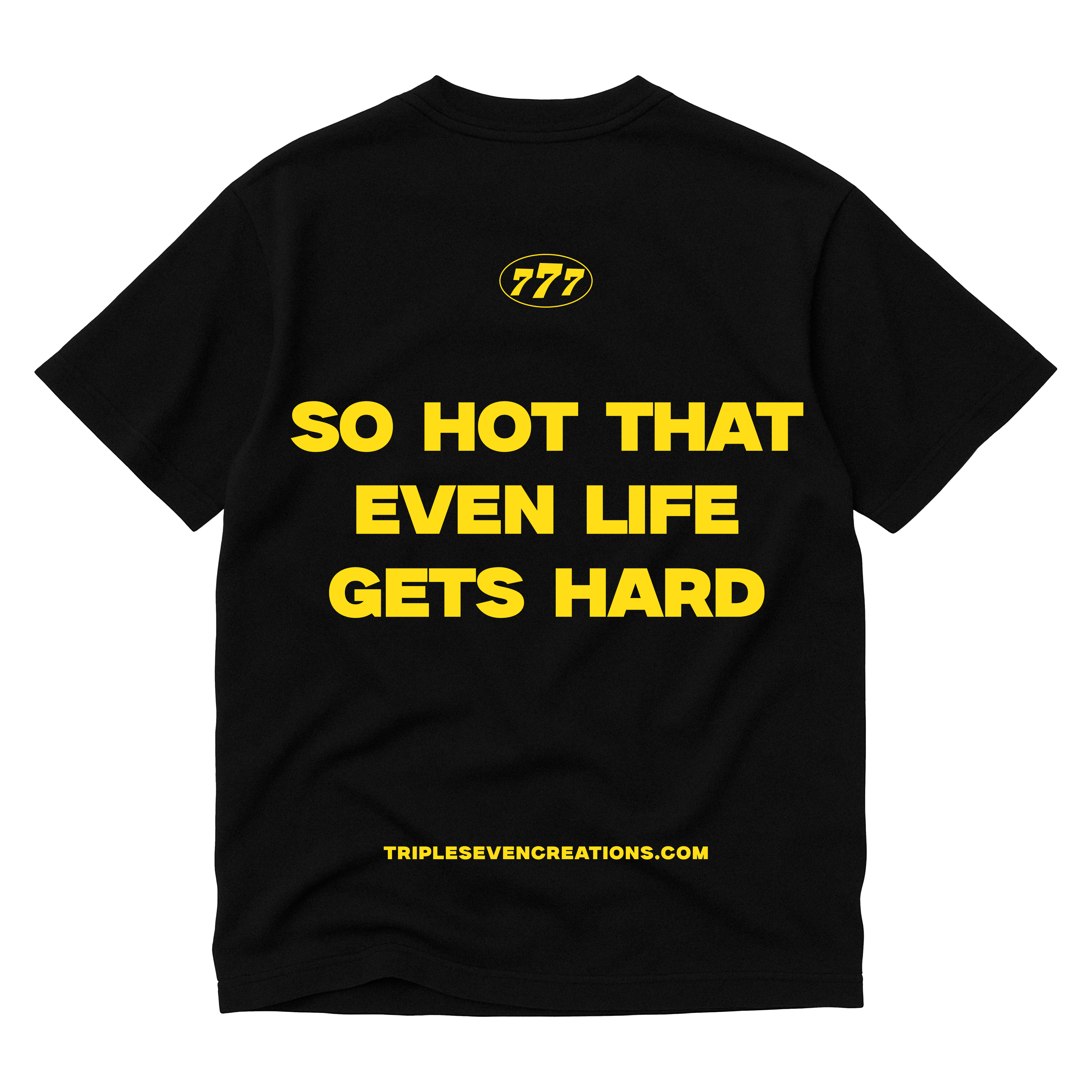 777 BLACK STATEMENT TEE