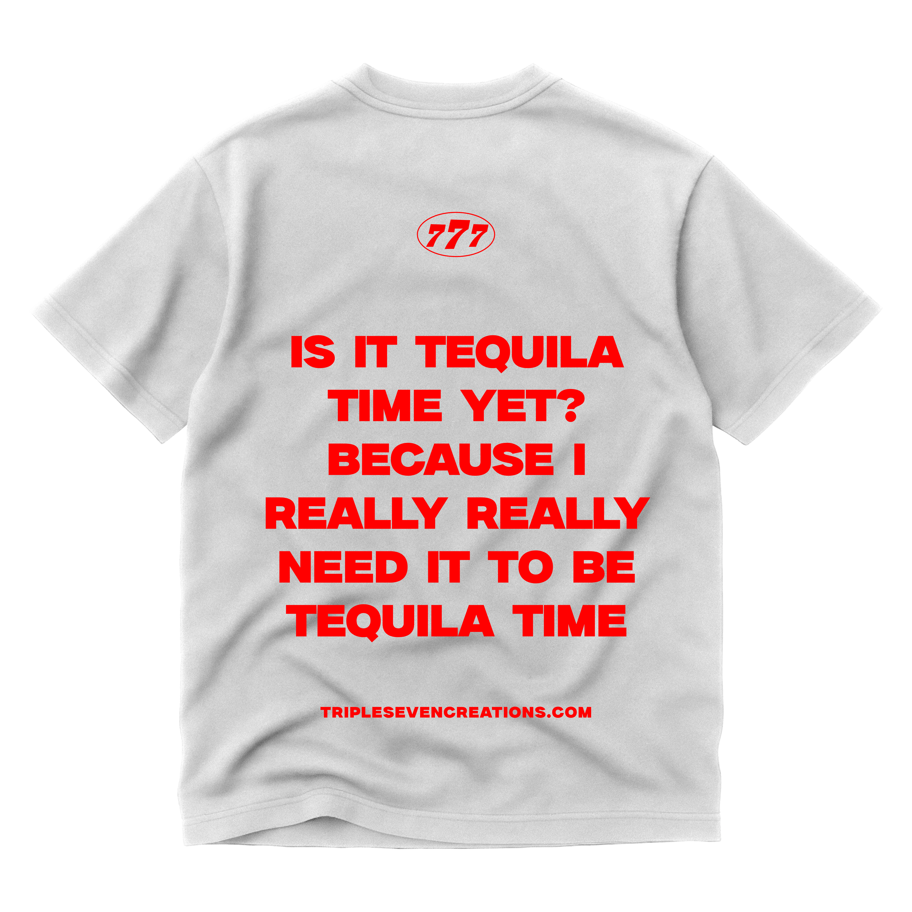 777 WHITE STATEMENT TEE