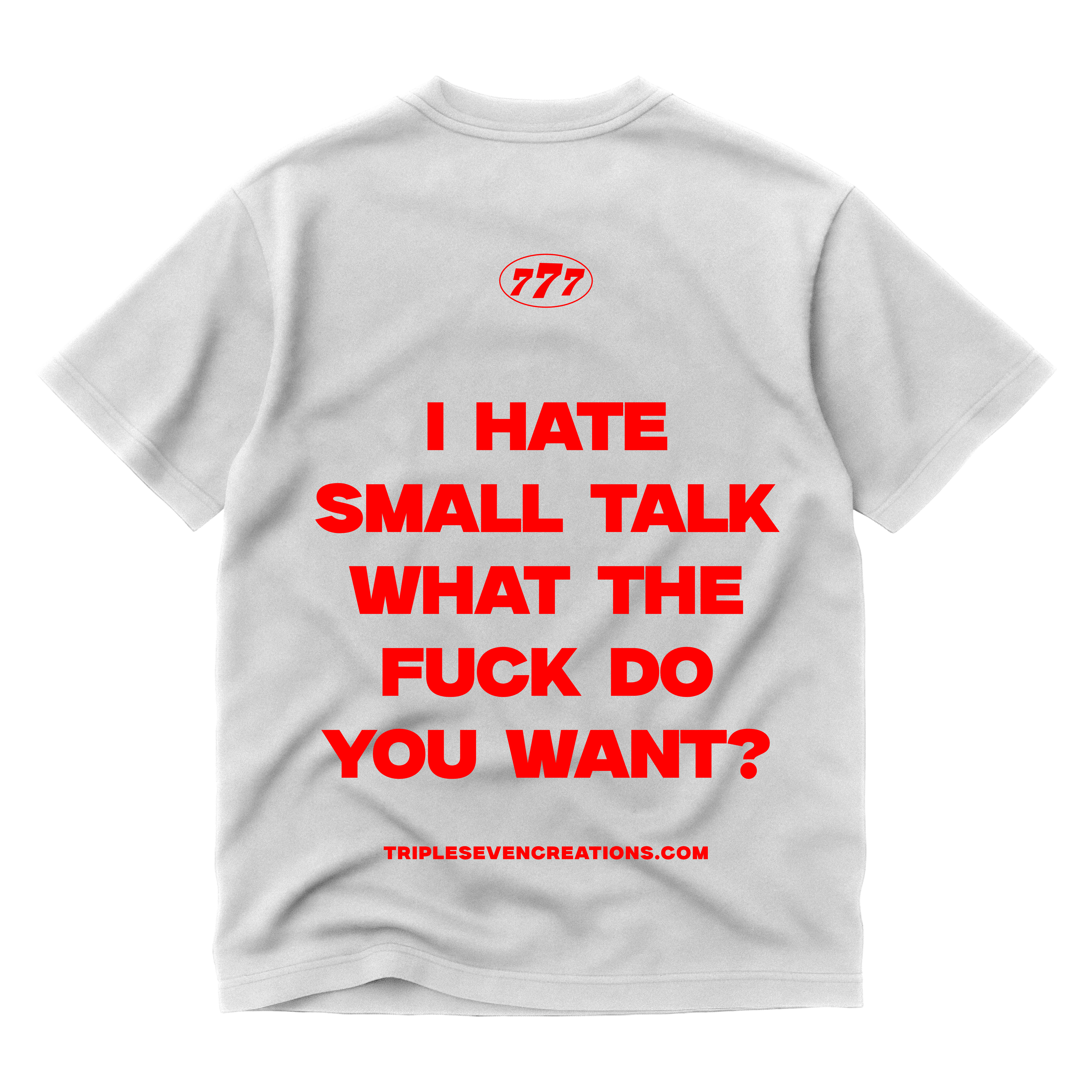 777 WHITE STATEMENT TEE