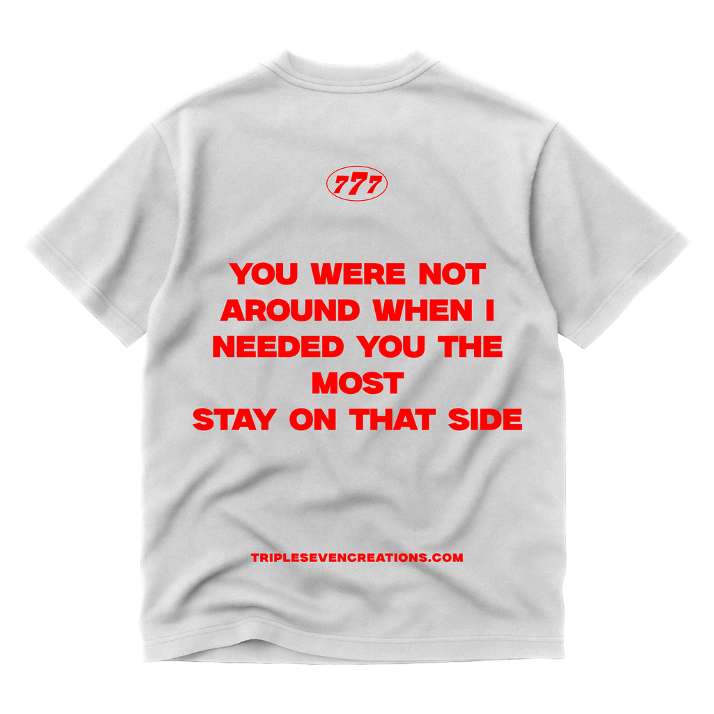 777 WHITE STATEMENT TEE