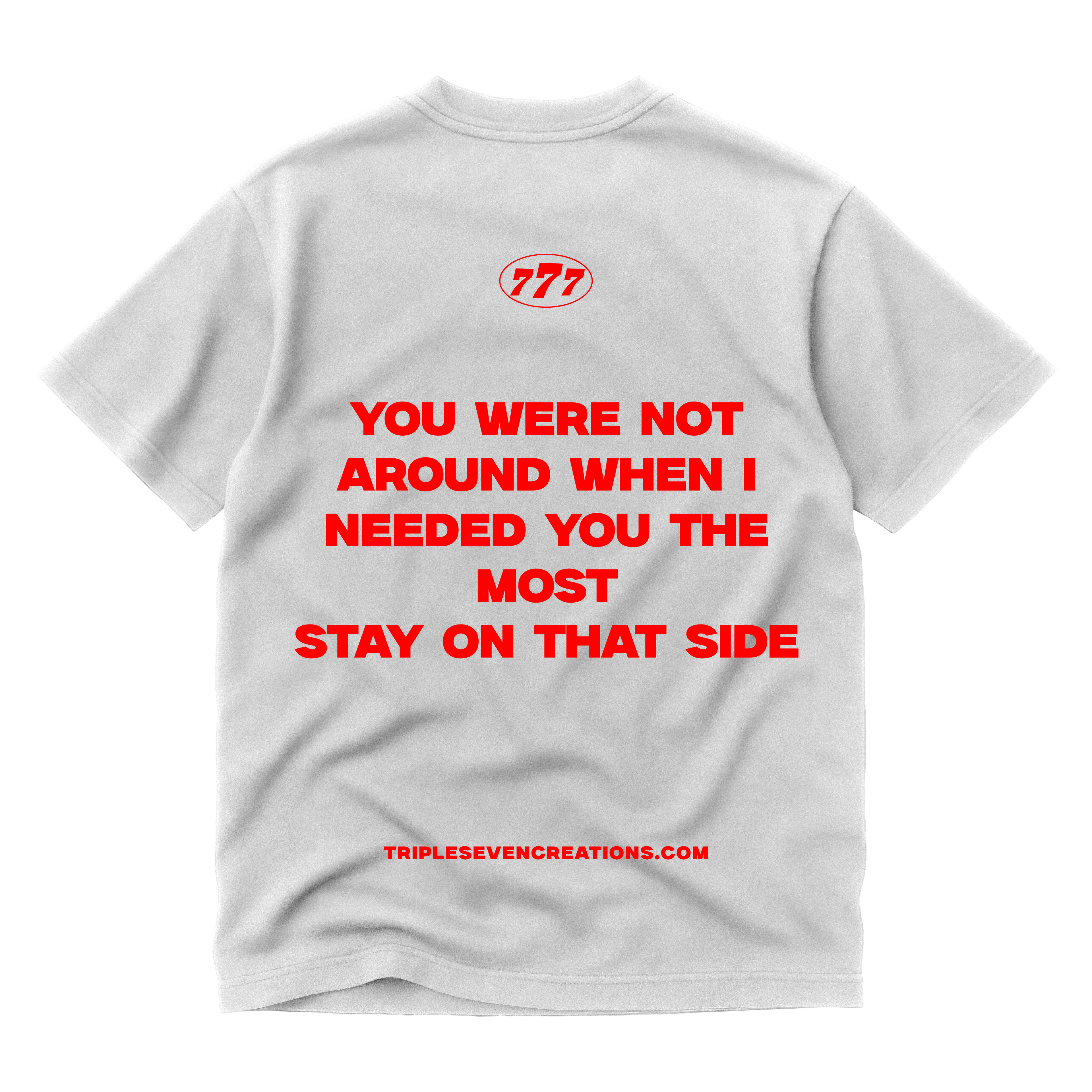 777 WHITE STATEMENT TEE