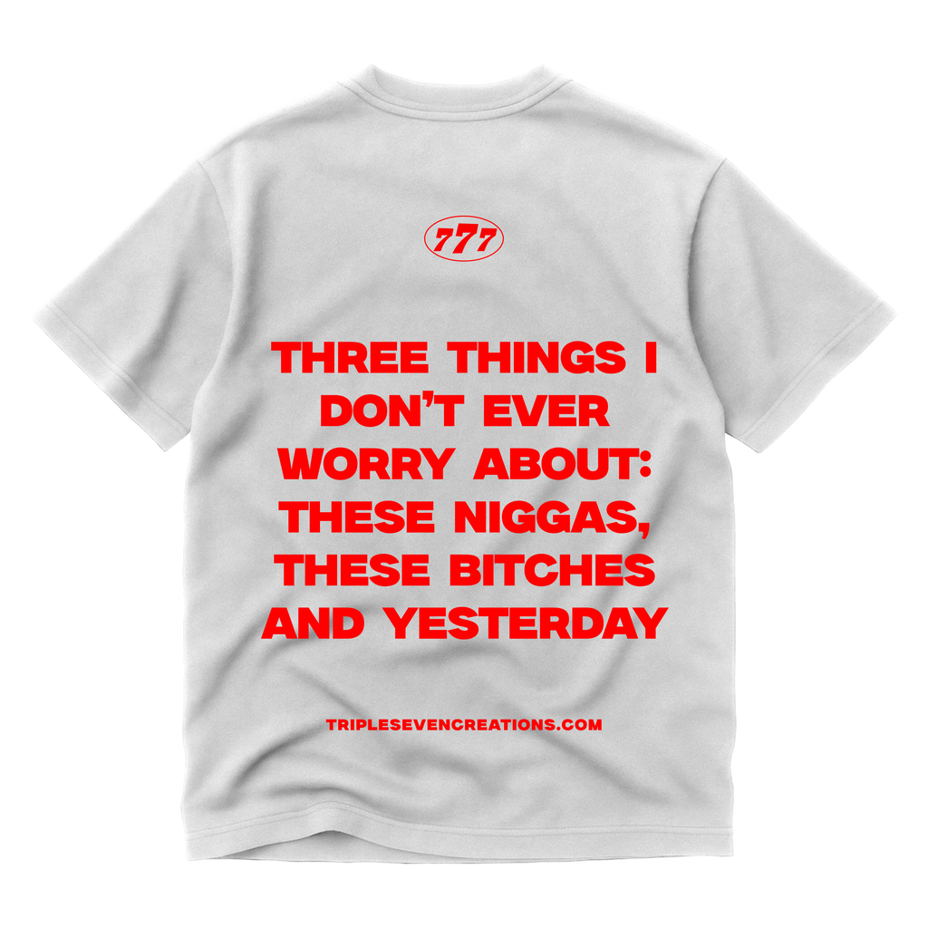 777 WHITE STATEMENT TEE