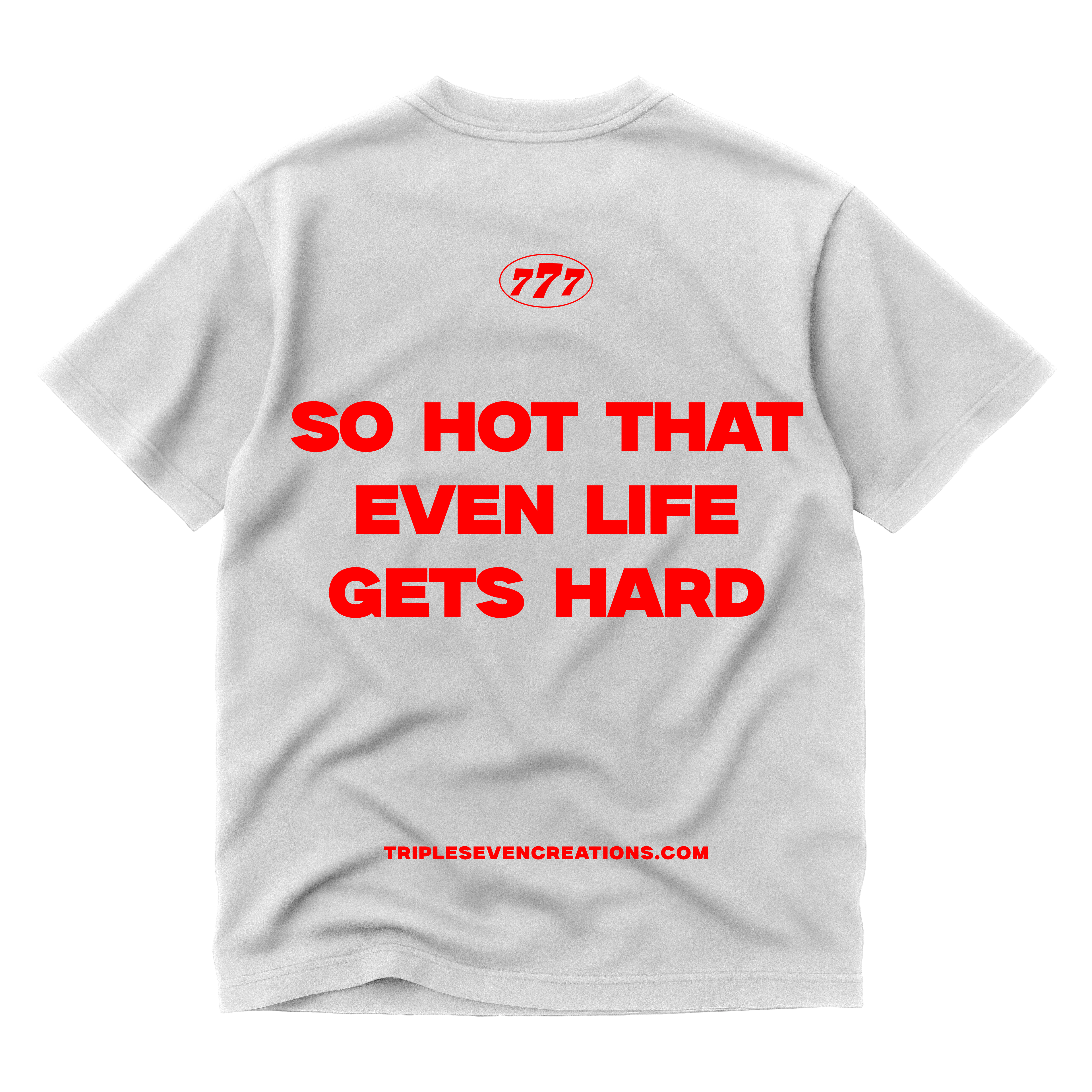 777 WHITE STATEMENT TEE